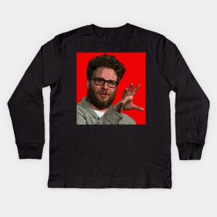 seth rogen Kids Long Sleeve T-Shirt